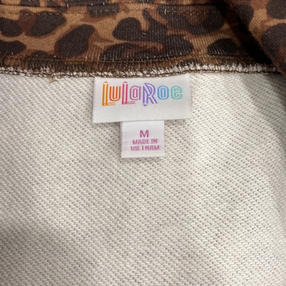 Lula Roe leopard jacket - Picture 2 of 2